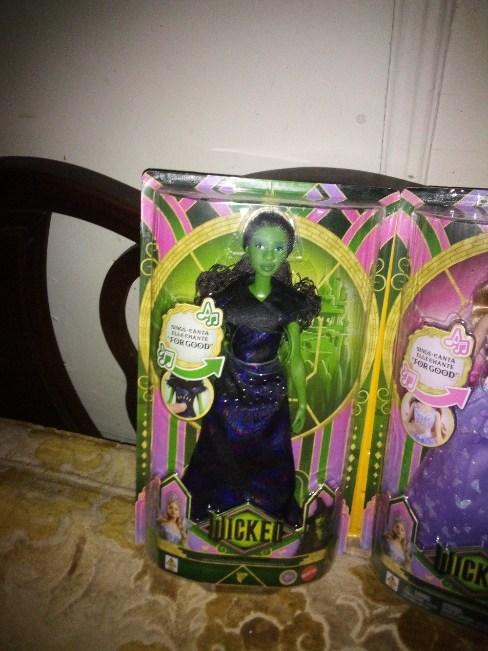 Wicked "For Good" Part 2 Singing Elphaba Glinda Mattel Barbie Doll Wizard of Oz - Picture 14 of 15